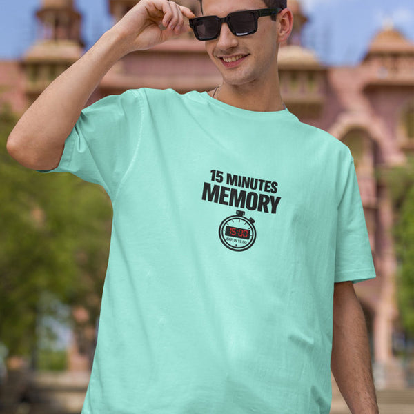 15 Minutes Memory Heavyweight Oversized Tee