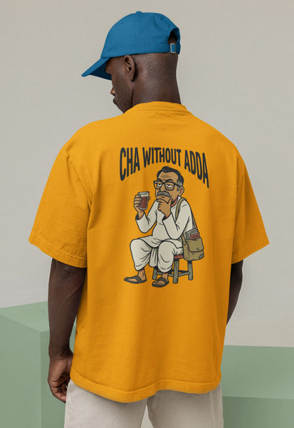 Cha Without Adda Heavyweight Oversized Tee