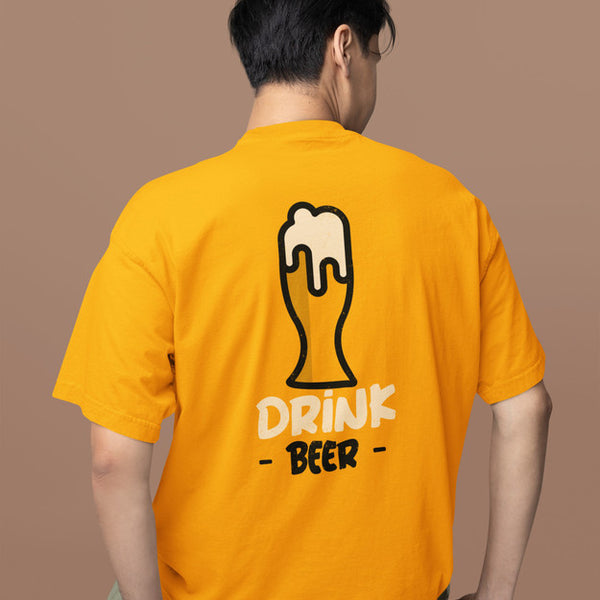 Drink Beer Heavyweight Oversized Tee