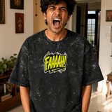 FAAAAH! Acid Wash Heavyweight Oversized Tee