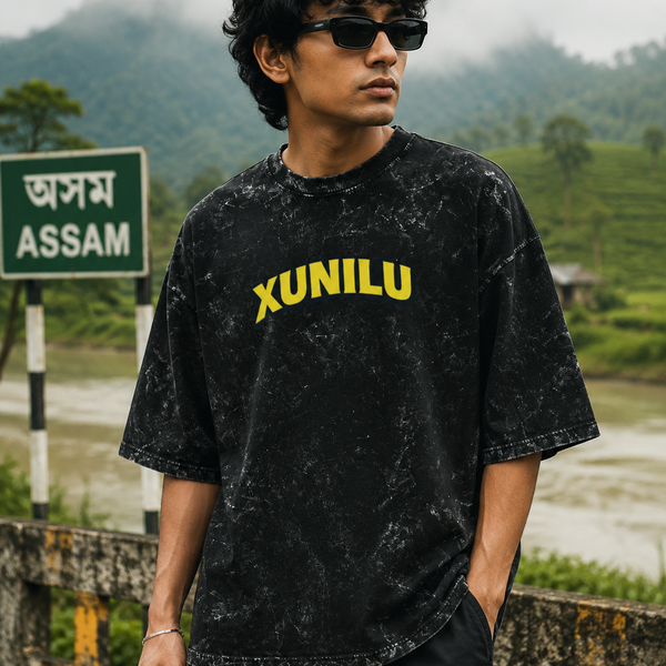 Xunilu Washed Heavyweight Oversized Tee