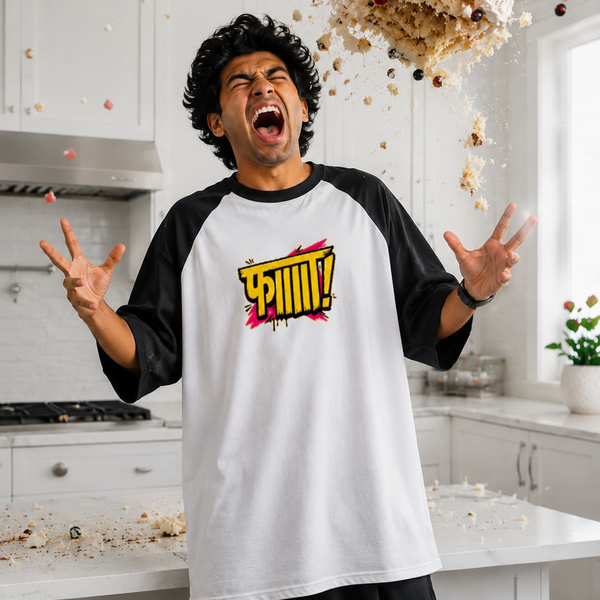 FAAAAH! Raglan Heavyweight Oversized Tee