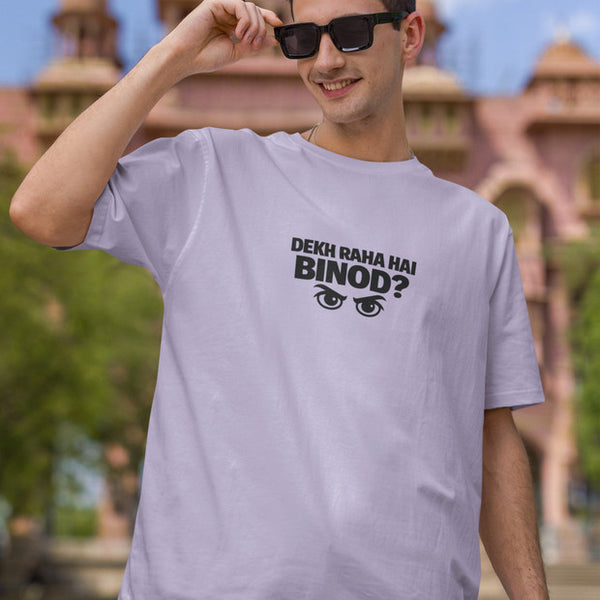 Dekh Raha Hai Binod Heavyweight Oversized Tee