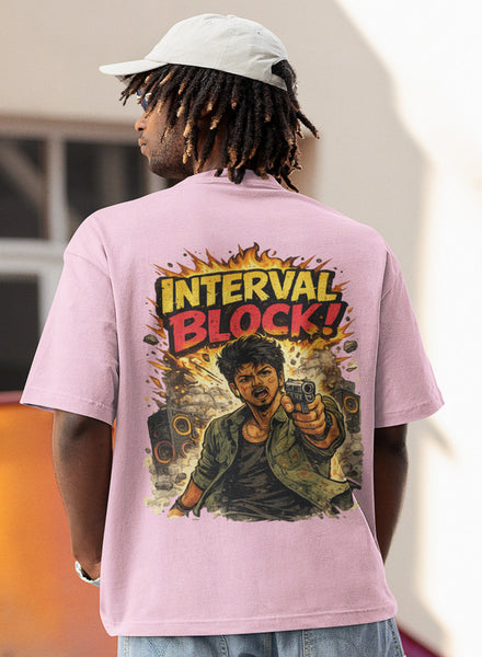 Interval Block Heavyweight Oversized Tee