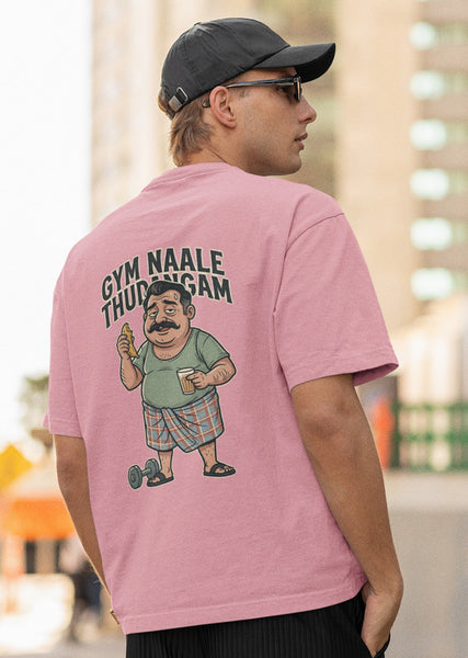 Gym Naale Thudangam Heavyweight Oversized Tee
