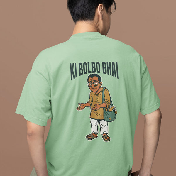 Ki Bolbo Bhai Heavyweight Oversized Tee