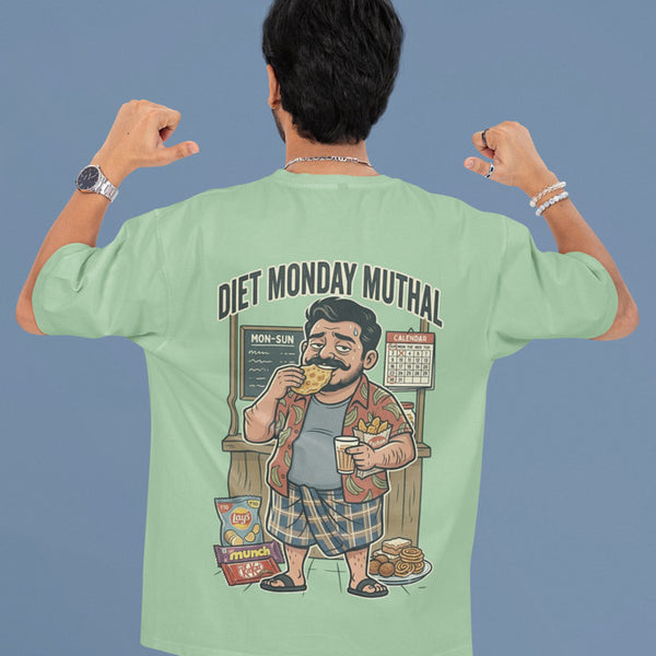 Diet Monday Muthal Heavyweight Oversized Tee