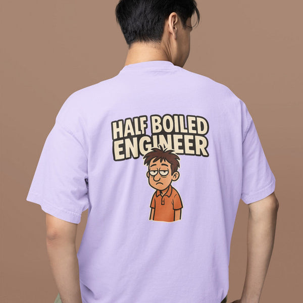 Half Boiled Engineer Heavyweight Oversized Tee