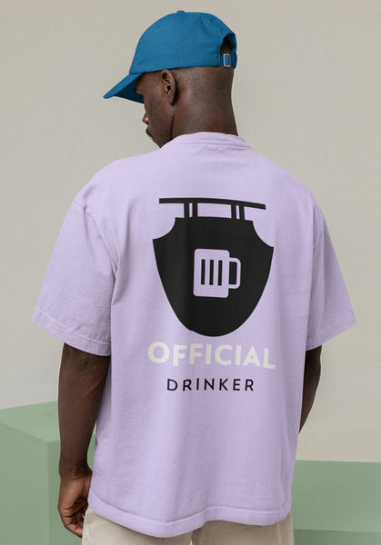 Official Drinker Heavyweight Oversized Tee