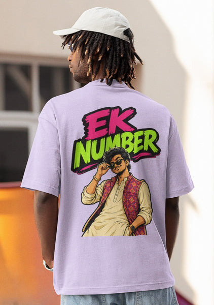 Ek Number Heavyweight Oversized Tee