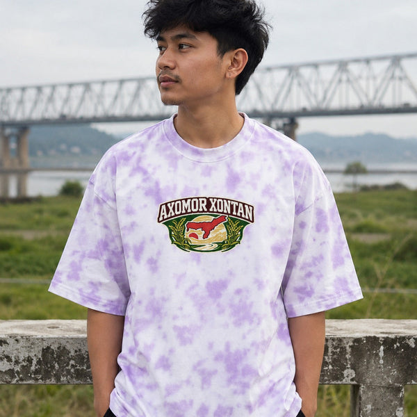 Axomor Xontan Tie Dye Heavyweight Oversized Tee
