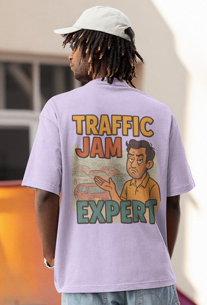 Traffic Jam Expert 4 Heavyweight Oversized Tee