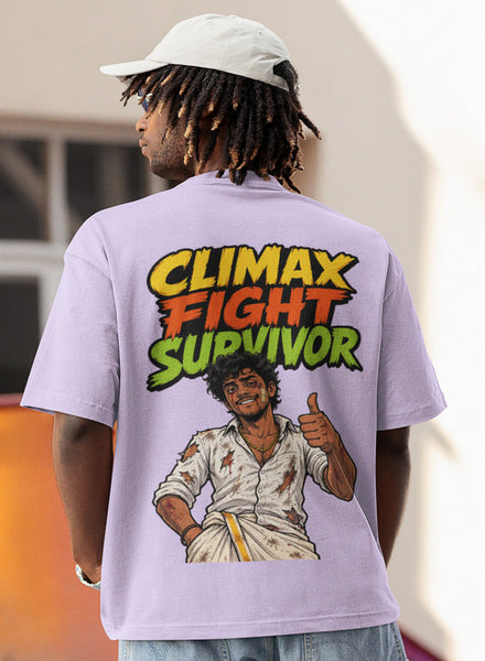 Climax Fight Survivor Heavyweight Oversized Tee