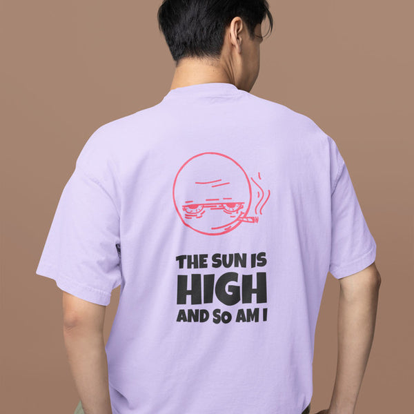 The Sun is High And So Am I Heavyweight Oversized Tee