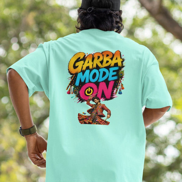 Garba Mode On Heavyweight Oversized Tee
