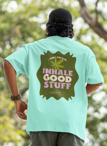 Inhale Good Stuff Heavyweight Oversized Tee