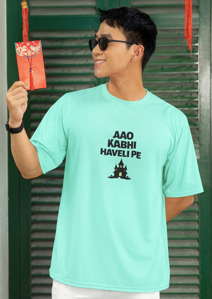 Aao Kabhi Haveli Pe Heavyweight Oversized Tee