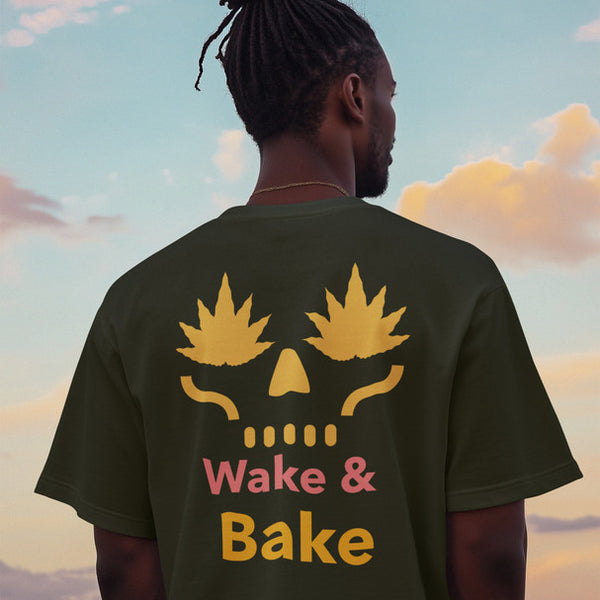 Wake & Bake  Heavyweight Oversized Tee