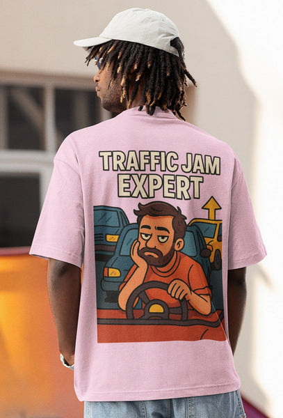 Traffic Jam Expert Heavyweight Oversized Tee