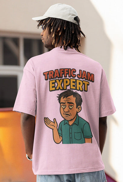 Traffic Jam Expert Heavyweight Oversized Tee