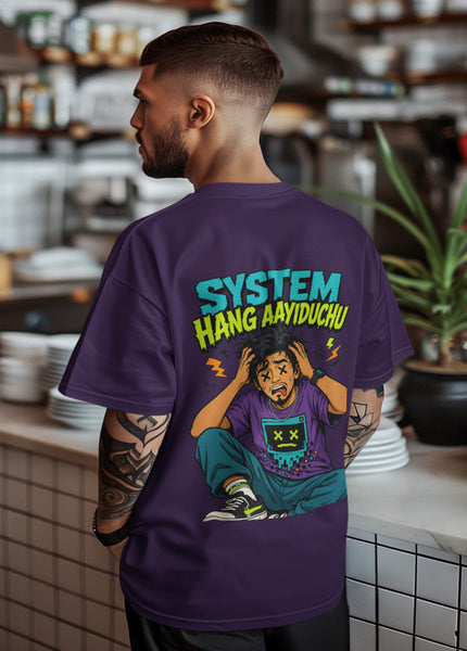 System Hang Aayiduchu Heavyweight Oversized Tee
