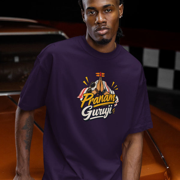 Pranam Guruji Heavyweight Oversized Tee