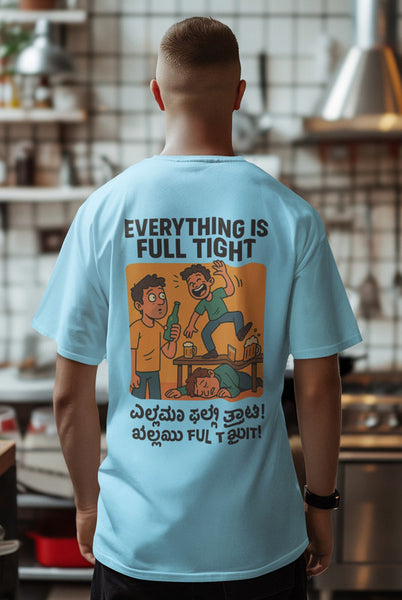 Everything Is Full Tight Heavyweight Oversized Tee