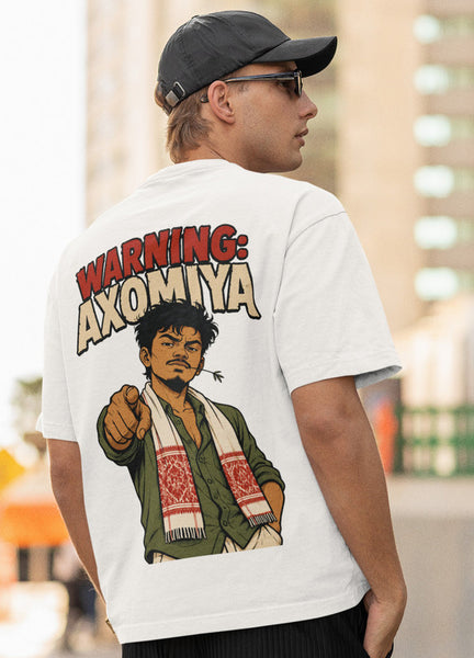 Warning Axomiya Heavyweight Oversized Tee