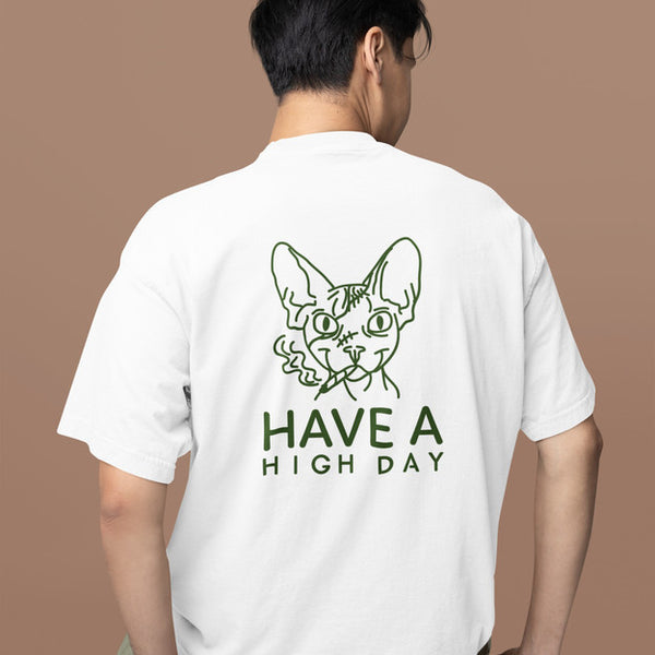 Have A High Day Heavyweight Oversized Tee