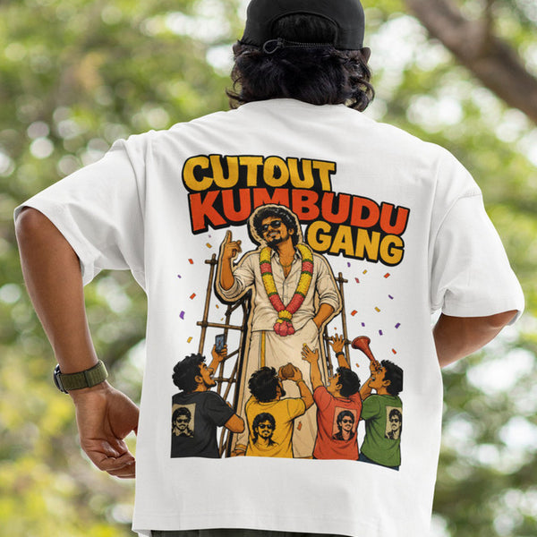 Cutout Kumbudu Gang Heavyweight Oversized Tee