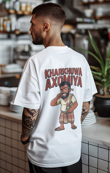 Kharkhuwa Axomiya Heavyweight Oversized Tee