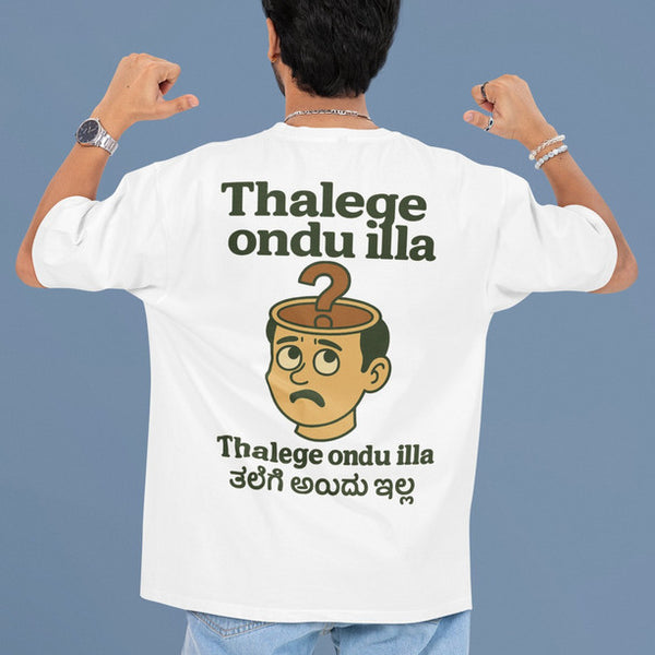 Thalega Ondu Illa Heavyweight Oversized Tee