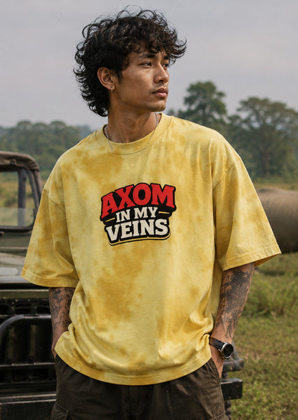 Axom In My Veins Tie Dye Heavyweight Oversized Tee