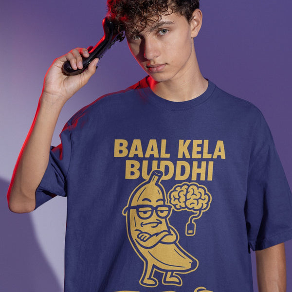 Baal Kela Buddhi Heavyweight Oversized Tee