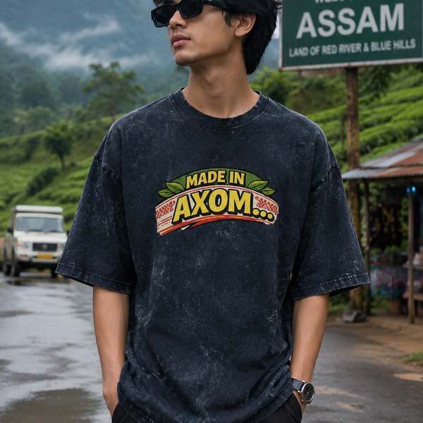 Axom In My Veins Washed Heavyweight Oversized Tee